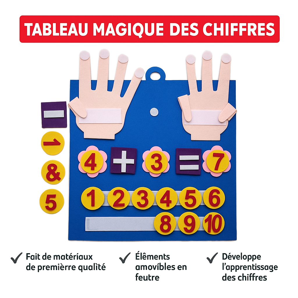 Tableau magique des chiffres (3-6ans)