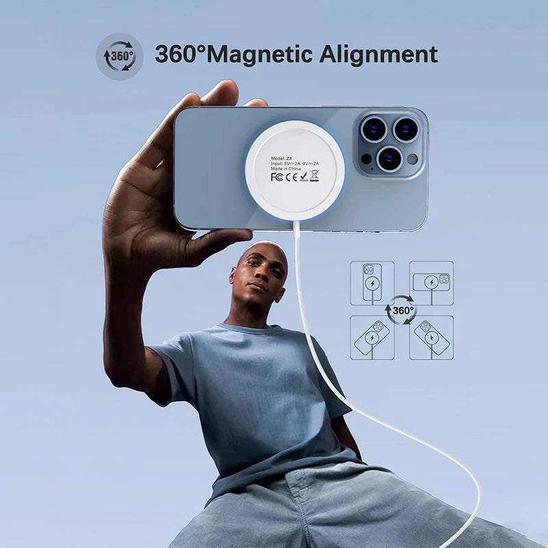 For Apple Magsafes Original Wireless Charger For iPhone 16 15 14 13 12 Pro Max Plus AirPods Fast Charging Type C Magnetic Charge